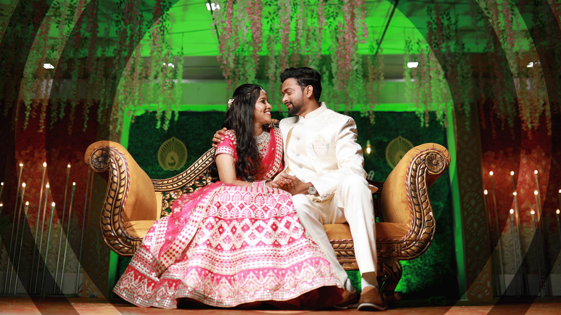 A stunning wedding photograph
